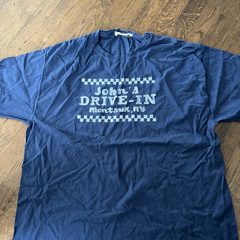 Men's Blue Graphic T-Shirt